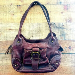 Pikolinos Genuine Leather Shoulder Bag